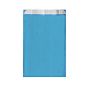 Saqueta Papel Celulose Branca Verjurada Azul Turquesa 190+80x350mm 250 un