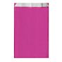 Saqueta Papel Celulose Branca Verjurada Fucsia 260+90x460mm 250 un
