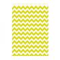 Saqueta Papel Celulose Branca Verjurada ZigZag Lima 260+90x380mm 250 un