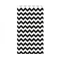 Saqueta Papel Celulose Branca Verjurada ZigZag Preto 190+80x350mm 250 un