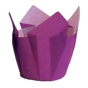 Cpsula Tulipa em Papel Violeta para Muffin 50x42/72mm 2160 un