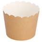 Molde Cartolina Castanho / Branco para Cupcakes 50x45mm 48x100 un