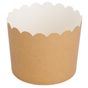 Molde Cartolina Castanho / Branco para Cupcakes 60x55mm 48x100 un