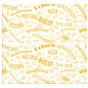 Papel para Hamburguer 330x350mm - Amarelo 1000un