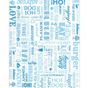 Papel para Hamburguer 280x340mm - Parole Azul 1000un