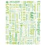 Papel para Hamburguer 280x340mm - Parole Verde 1000un
