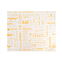 Papel Anti-Gordura 310x380mm Parole Laranja 1000un