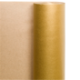 Papel de embrulho Kraft Natural 60g/m2 0,7x100m Dourado 1 rolo