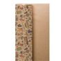 Papel de embrulho Kraft Natural 60g/m2 0,7x100m Vintage 1 rolo