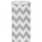 Papel de Embrulho Celulose 60g/m2 0,7x50m Zig Zag Prateado 1 rolo