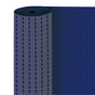 Papel de Embrulho Celulose 60g/m2 0,7x50m Abetos Azul Dourado 1 rolo