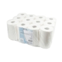 Rolo Mini Seca Mos 2 Folhas Tissue Branco 350g 12 un