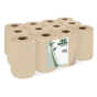 Rolo Mini Seca Mos 1 Folha Tissue Reciclado natural 105m 12 un