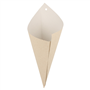 Cone de Papel Embrulho Branco+Natural 100g 2000 Un
