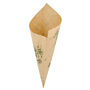Cone de Papel Anti-Gordura Feel Green 250g 8x250 un