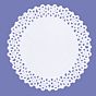 Naperon em Papel Rendado Branco Circular 120 mm 250un