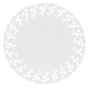 Naperon em Papel Rendado Branco Circular 140 mm 250un