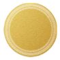 Naperon em Papel Rendado Dourado Circular 150 mm 250 un