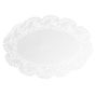Naperon em Papel Branco Oval Rendado 270x180mm 250un