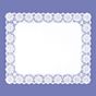Naperon em Papel Branco Rendado Rectangular 410x340mm 100 un