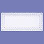 Naperon em Papel Branco Rendado Rectangular 450x200mm 100 un