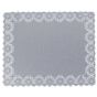 Naperon em Papel Prateado Rendado Rectangular 270x210mm 100 un