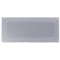 Naperon em Papel Prateado Rendado Rectangular 450x200mm 100 un