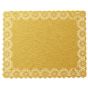 Naperon em Papel Dourado Rendado Rectangular 320x260mm 100 un