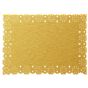 Naperon em Papel Dourado Rendado Rectangular 470x310mm 100 un