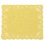 Naperon em Papel Dourado Rendado Rectangular 440x370mm 100 un
