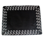 Naperon em Papel Preto Rendado Rectangular 500x400mm 250 un