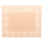 Naperon em Papel Kraft Rendado Rectangular 500X400mm 250 un