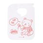 Babete em Airlaid Branco Infantil 230x310mm 100 un
