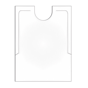 Babete em Plstico CPE Branco 383x480mm 500 un