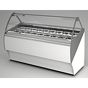 Vitrine para Gelado ItalProget Smile Vidro Cruvo 12 Base