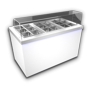 Vitrine para Toppings 18 cubas 3 temperaturas