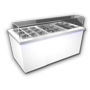 Vitrine para Toppings 21 cubas 3 temperaturas