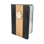 Porta Menus em PVC Preto 8 bolsas A4 220x310mm