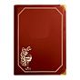 Carta de Vinhos Elite 8 bolsas A4 Bordeaux 255x330mm