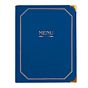 Porta Menus Elite 8 bolsas A4 Azul 255x330mm