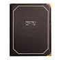 Porta Menus Elite 8 bolsas A4 Castanho 255x330mm