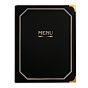 Porta Menus Elite 8 bolsas A4 Preto 255x330mm