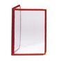 Menu Americano A4 230x317mm 2 corpos 4 pginas PVC Bordeaux