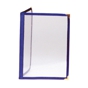 Menu Americano A4 230x317mm 2 corpos 4 pginas PVC Azul