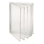 Menu Americano A4 230x317mm 6 corpos 12 pginas PVC Prateado