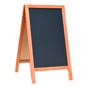 Quadro Ardsia de cho em ngulo para Exteriores 2 faces Preto 650x800x1150mm