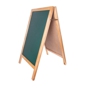 Quadro Ardsia de cho em ngulo para Exteriores 2 faces Verde 650x800x1150mm