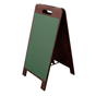 Quadro Ardsia de cho em ngulo para Exteriores 2 faces magntico Verde 380x450x780mm