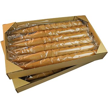 Cone de Baunilha Artesano 60 em Bandeja de Carto com Mangas 174un