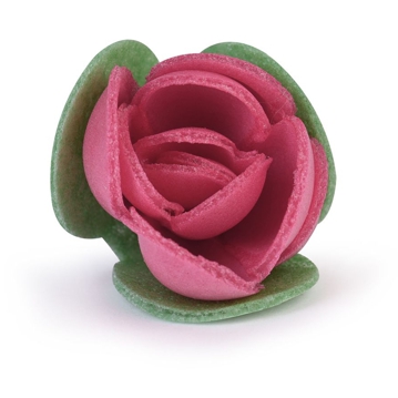 Flor Rosa de Oblea Lils 30mm 180 un